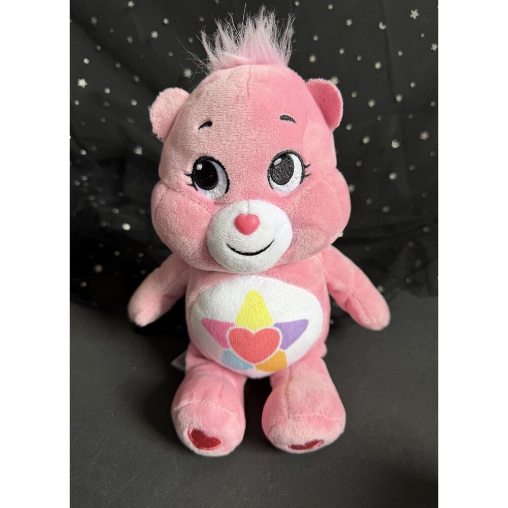 Care Bears True Heart Bear Plush Basic Fun Pink Stuffed Animal